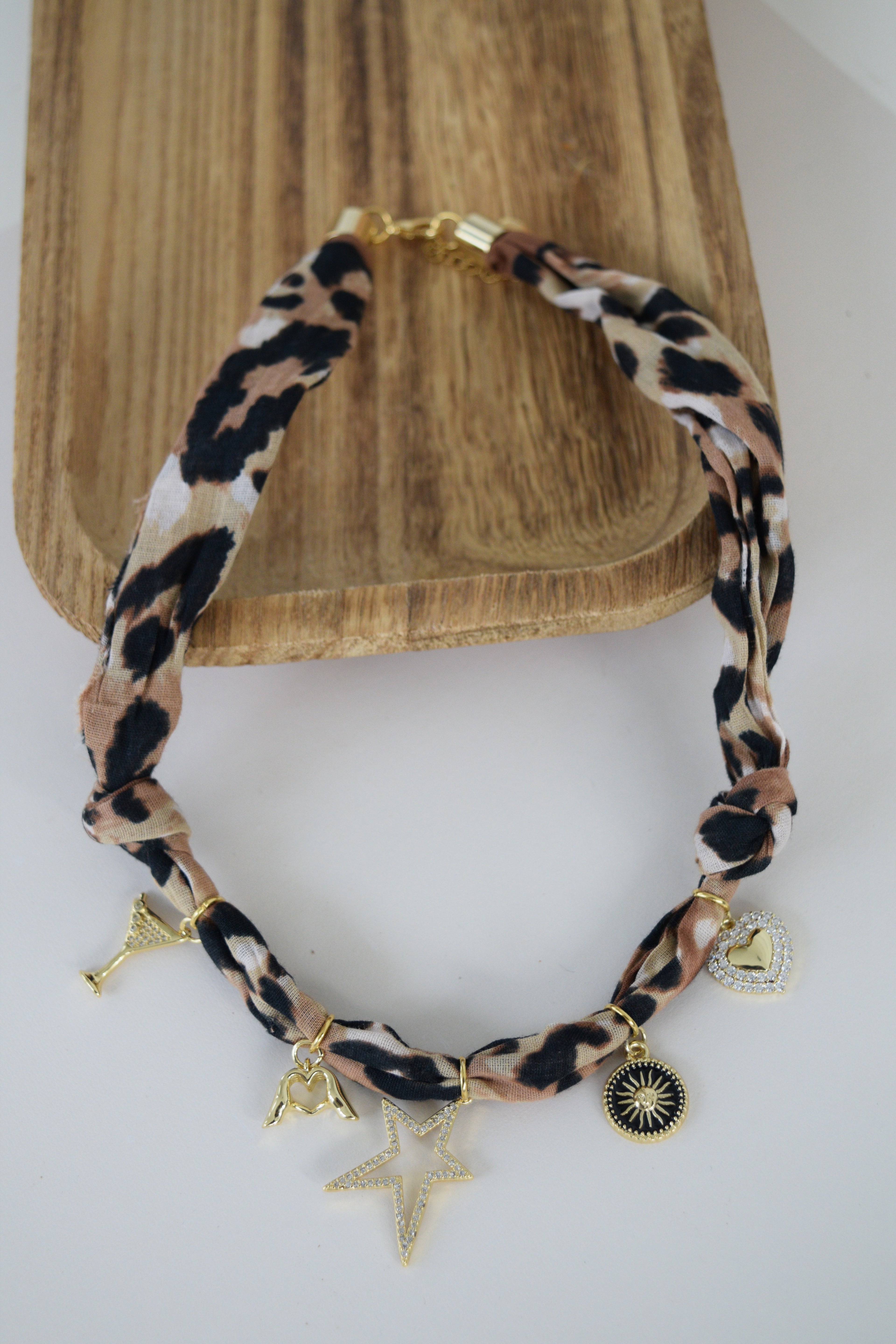 Bandana Charm Necklace