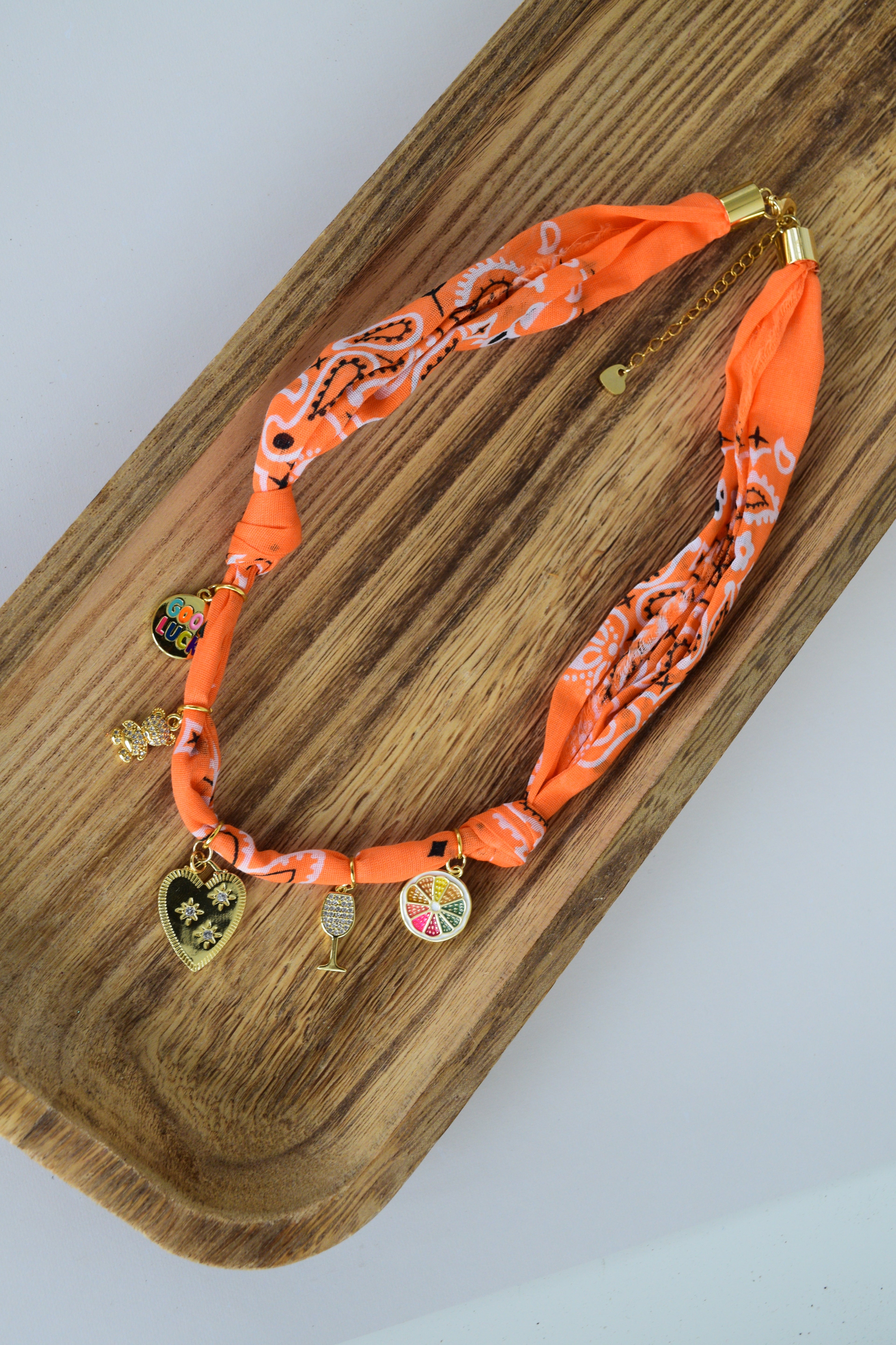 Bandana Charm Necklace