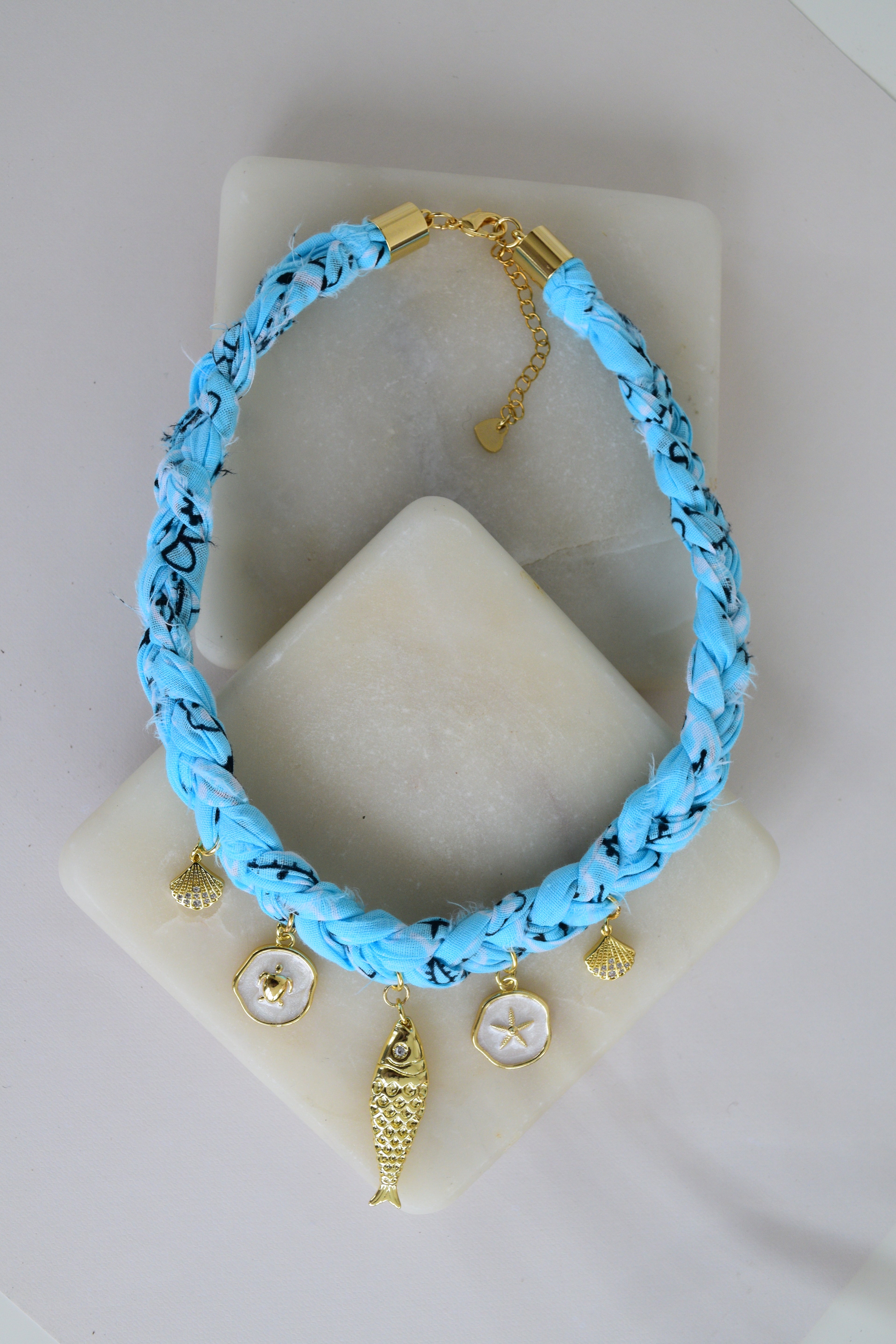Bandana Charm Necklace