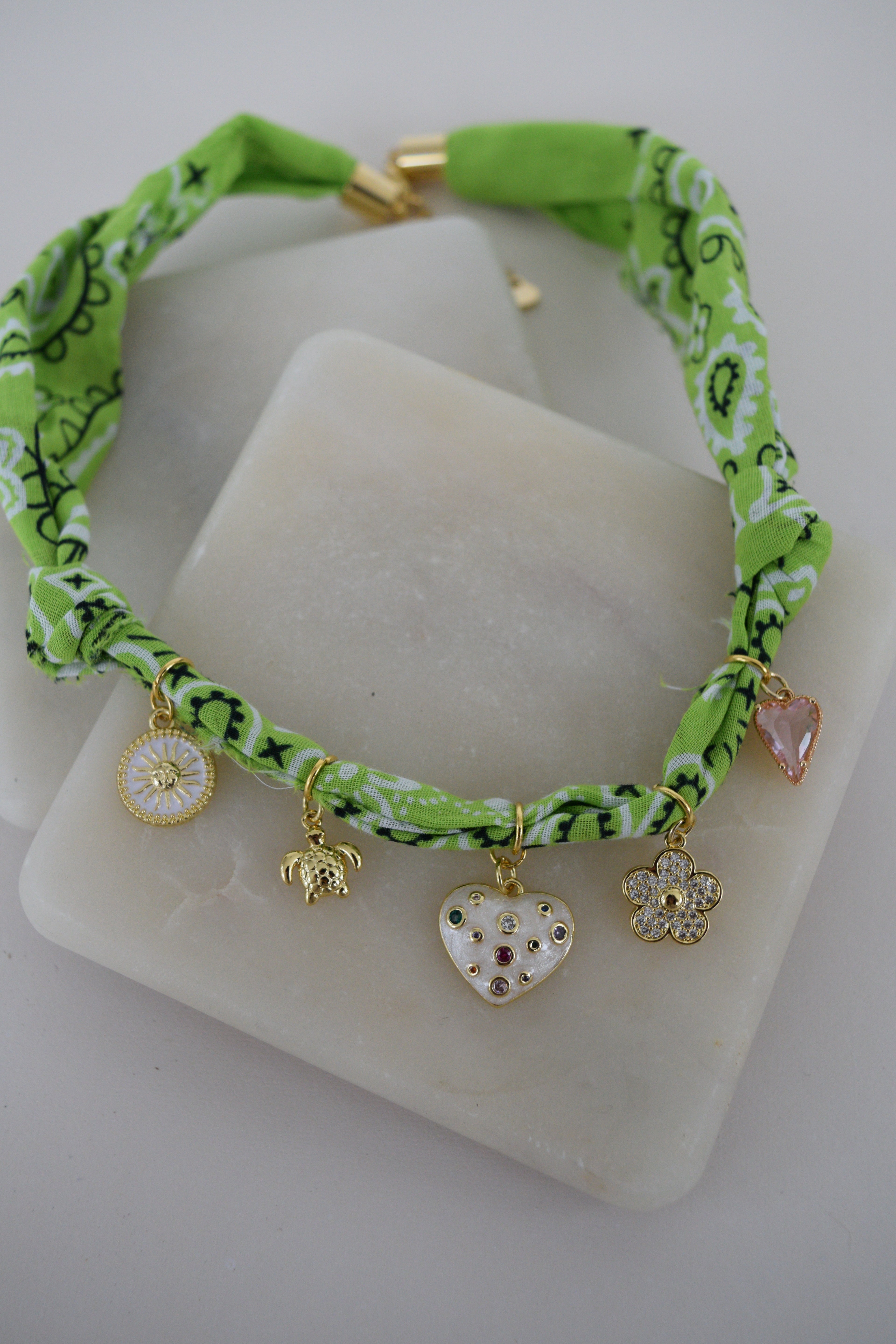 Bandana Charm Necklace