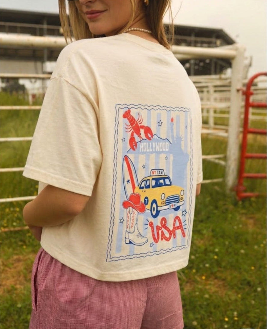 USA Boxy T-Shirt