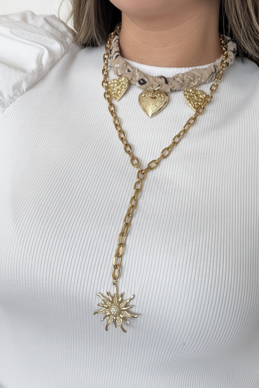 Collar beige profesional