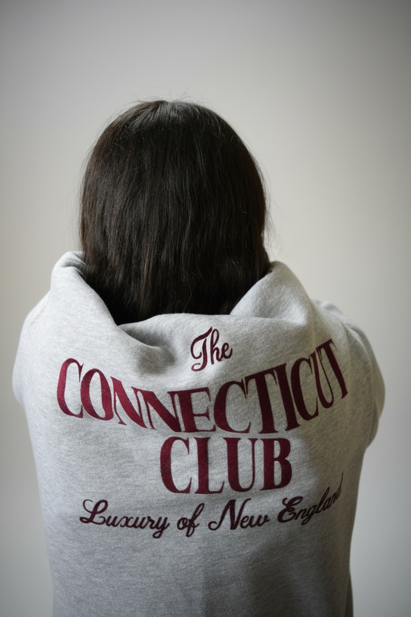 Connecticut Club Hoodie - Gradient Background