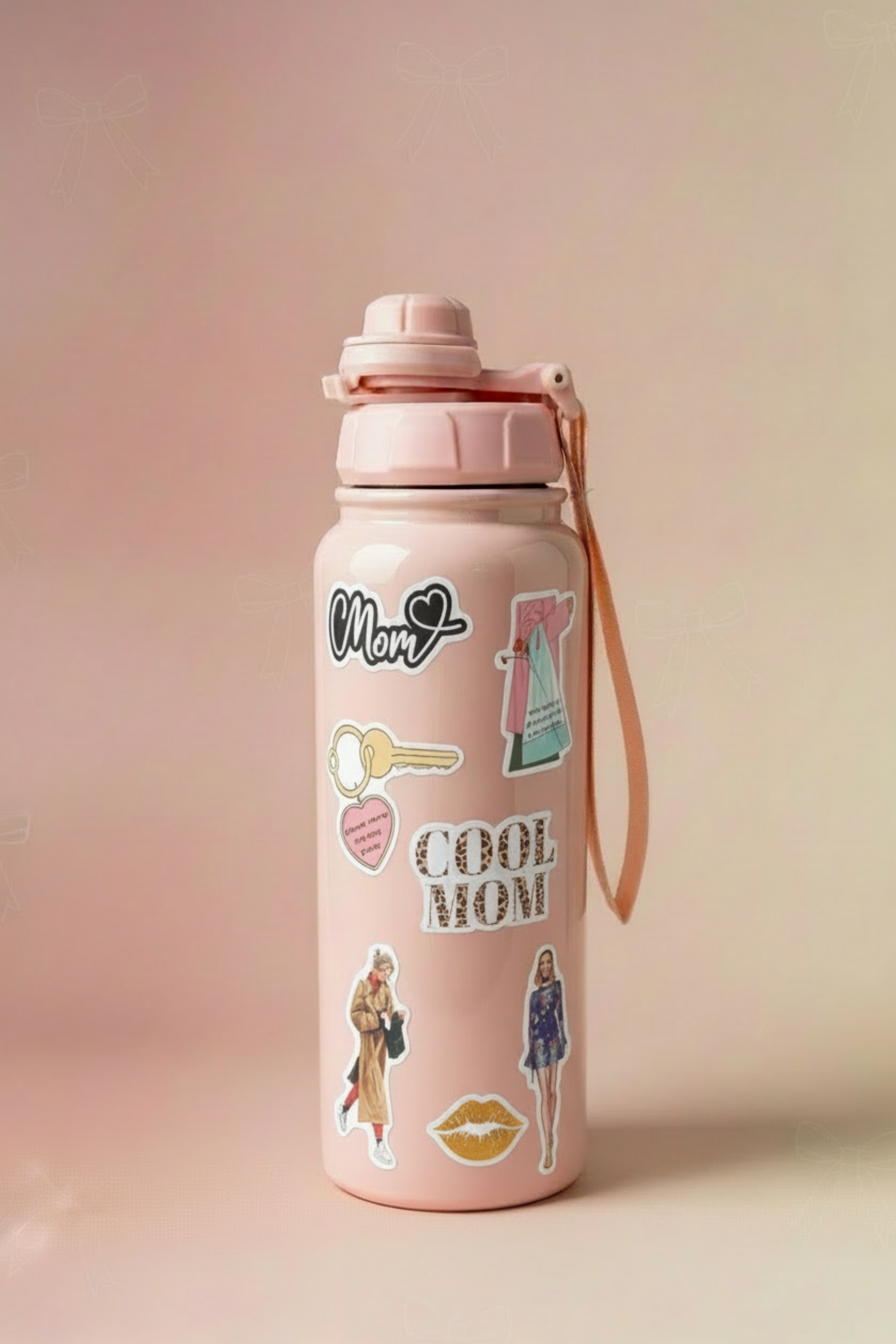 Pink Water Bottle - No Pink Dot